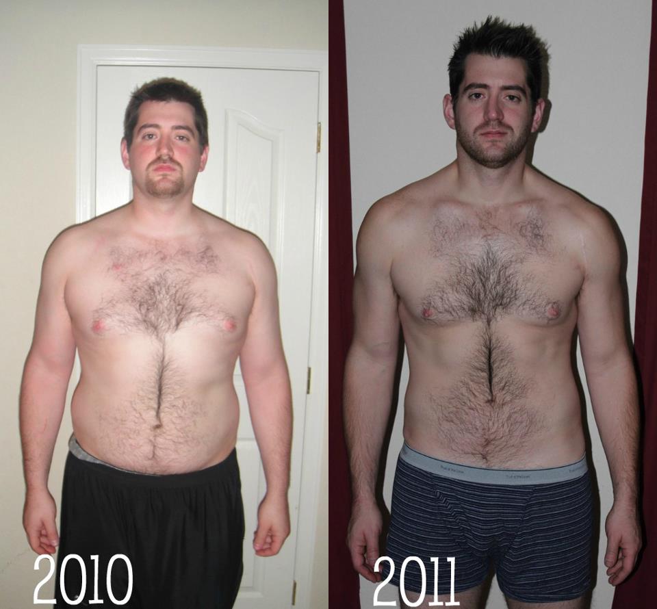 men before and after weight loss